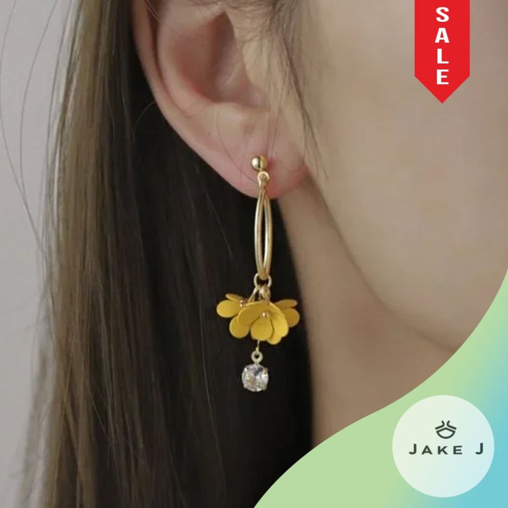 🍑Summer Flower Pendant Earrings